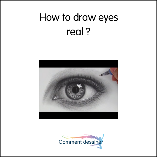 How to draw eyes real